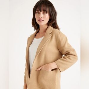 Quince Organic Cotton Knit Blazer